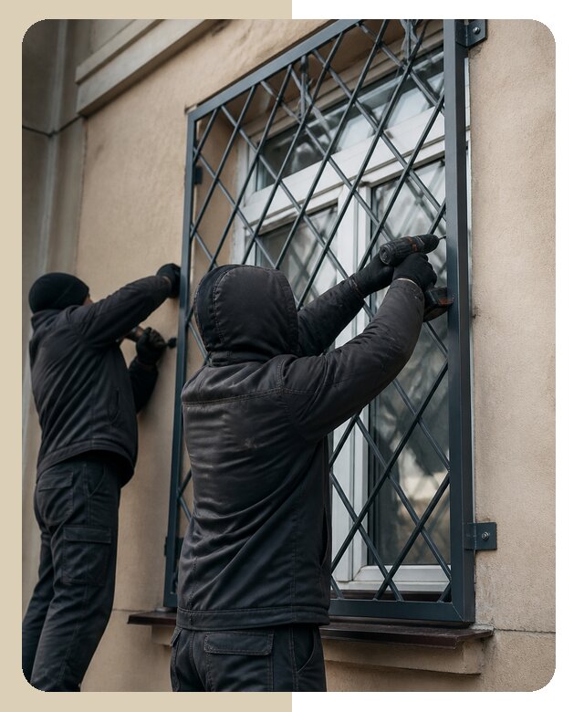 Установка антивандальных решеток на окна в Лангепасе